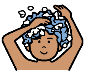 laver les cheveux